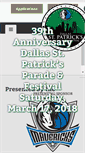 Mobile Screenshot of dallasstpatricksparade.com